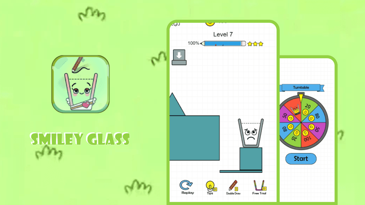 Smiley-Glass